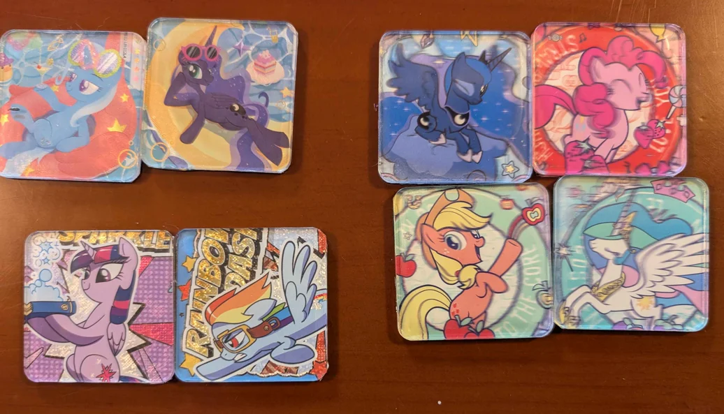 My Little Pony Upcycled Kayou Card Magnets product image (3)