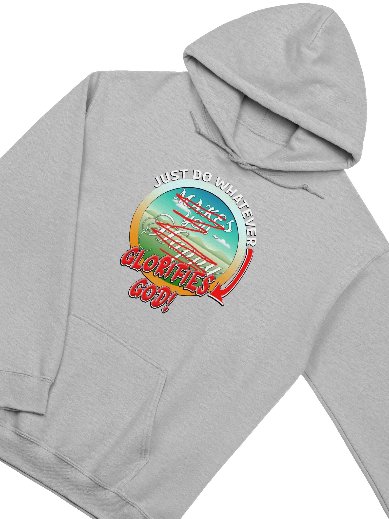 Just Do Whatever Glorifies God Hoodie product image (3)