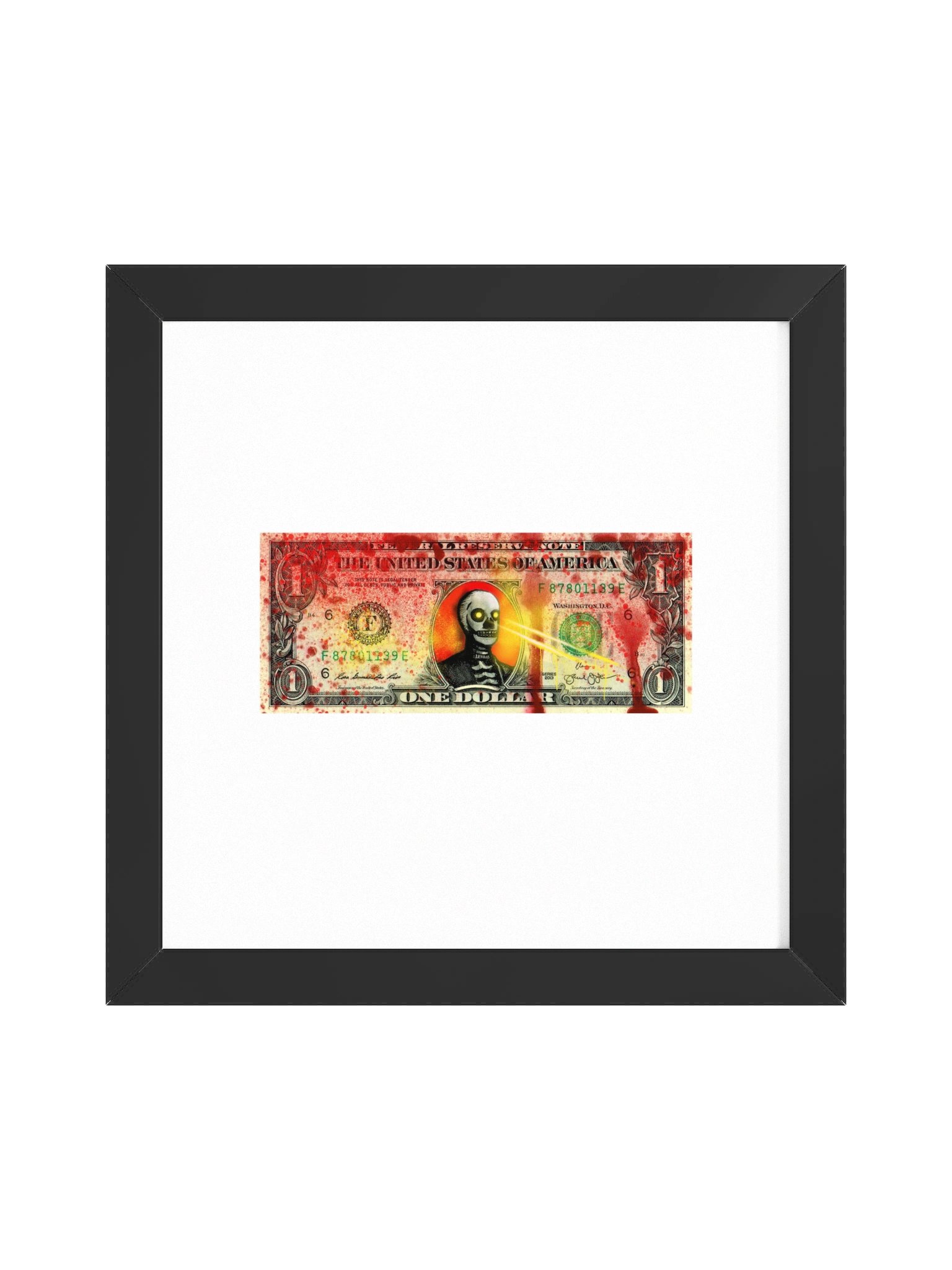 Blood money framed print product image (1)