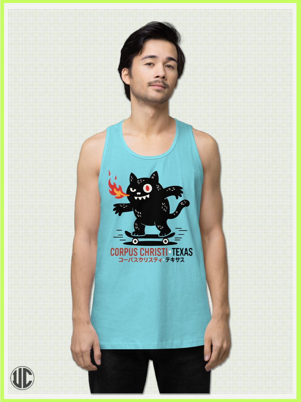 Corpus Christi Skater – Men’s Tank Top product image (2)