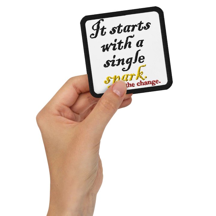 starts with a spark | Embroidered Patches by Allcolor product image (2)