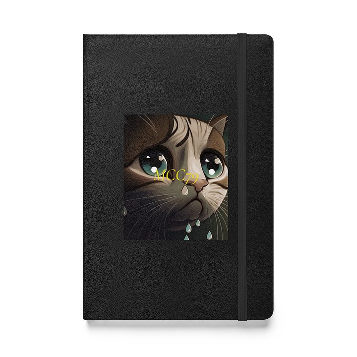 Teal-Eyed Cat Notebook — Hardcover JournalBook® product image (1)