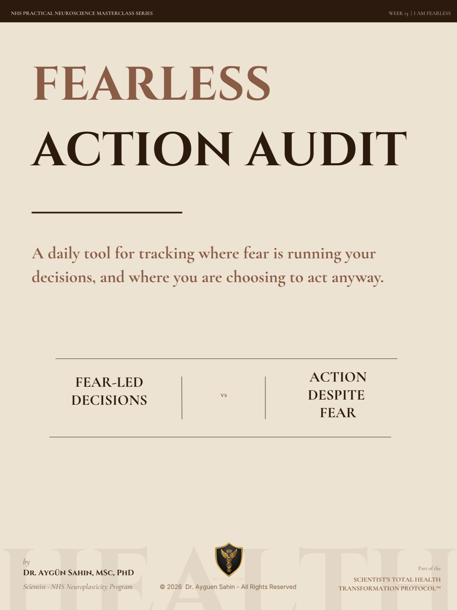 FEARLESS AUCTION AUDIT product image (1)