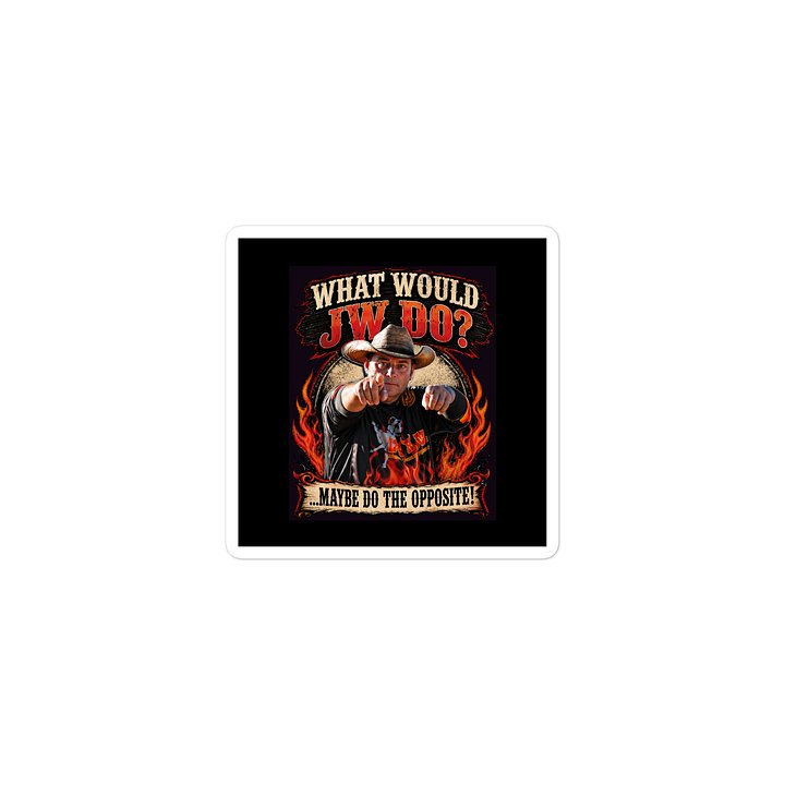 WWJWD? Sticker product image (1)