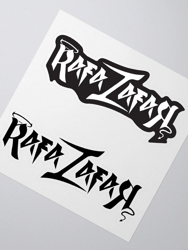 RafaZafar Logotext Stickers product image (2)