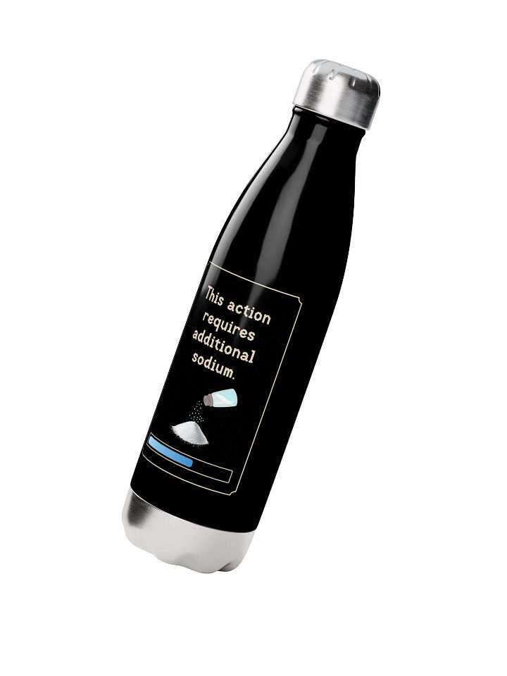 Additional Sodium Water Bottle | POTS Dysautonomia & Electrolyte Humor product image (2)