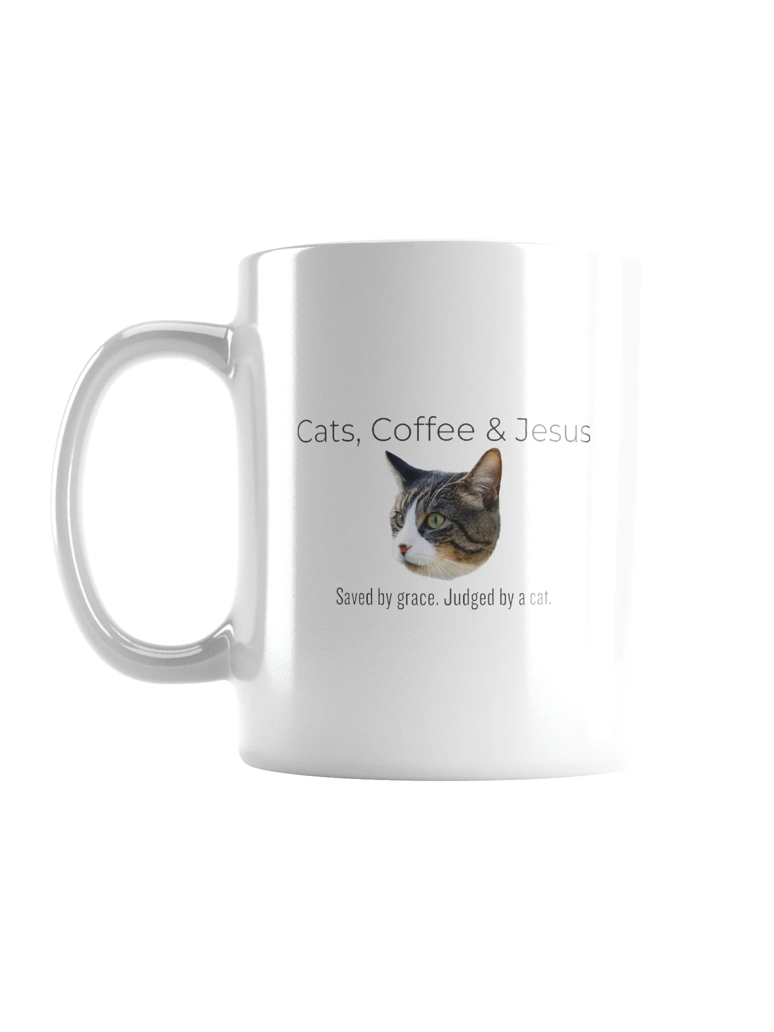 Cats, Coffee & Jesus White Mug product image (1)