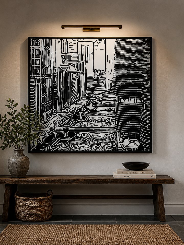 Urban Reflections Wallart - Canvas wallart product image (2)