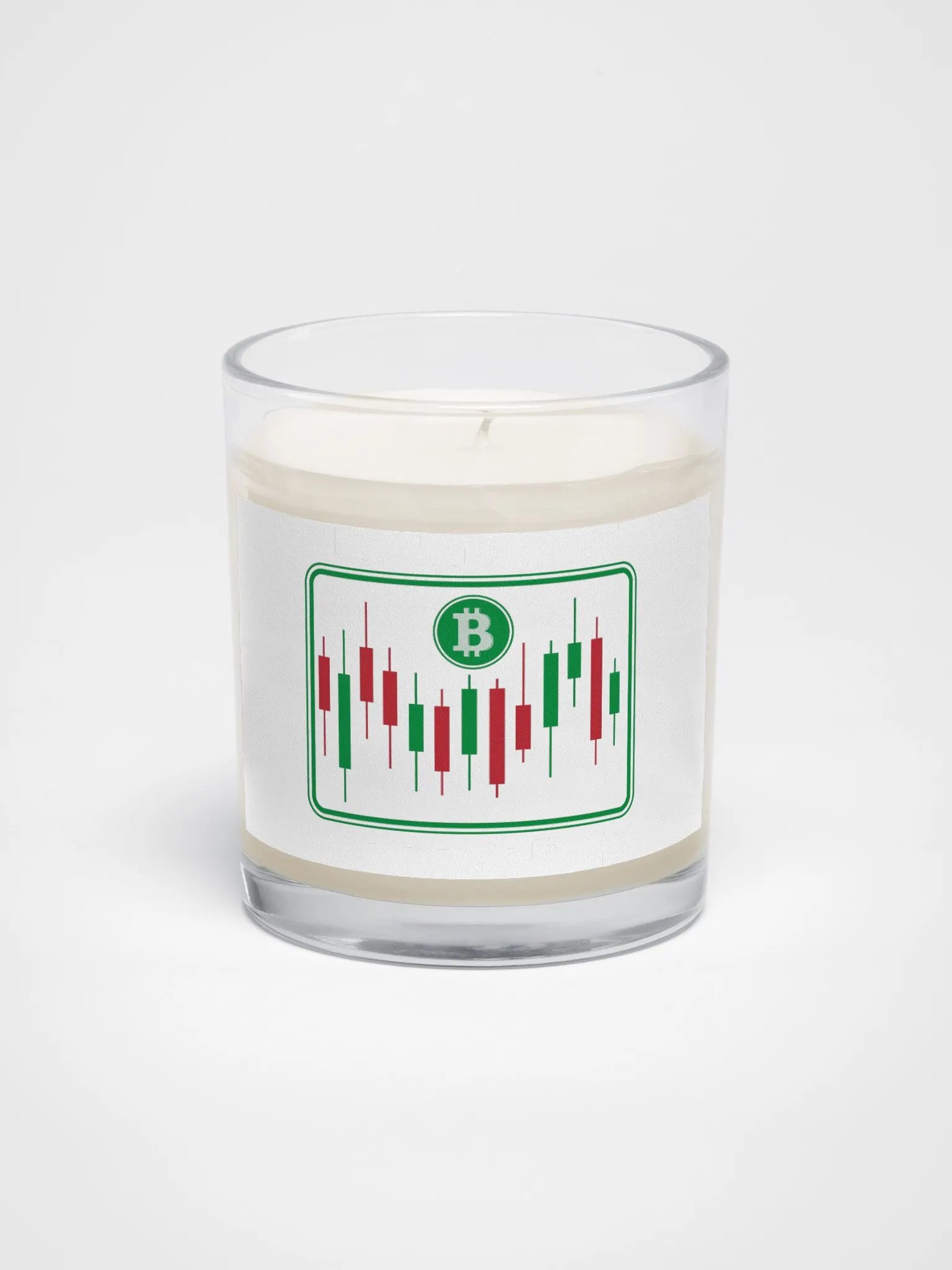 Cryptocurrency Trading Candlestick Soy Wax Candle product image (1)