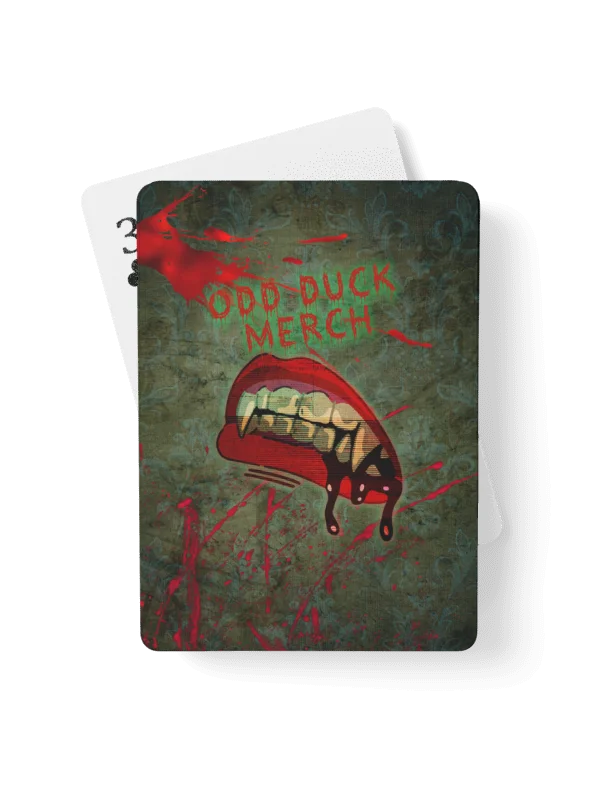 Odd Duck Merch Fangs Playing Cards product image (2)