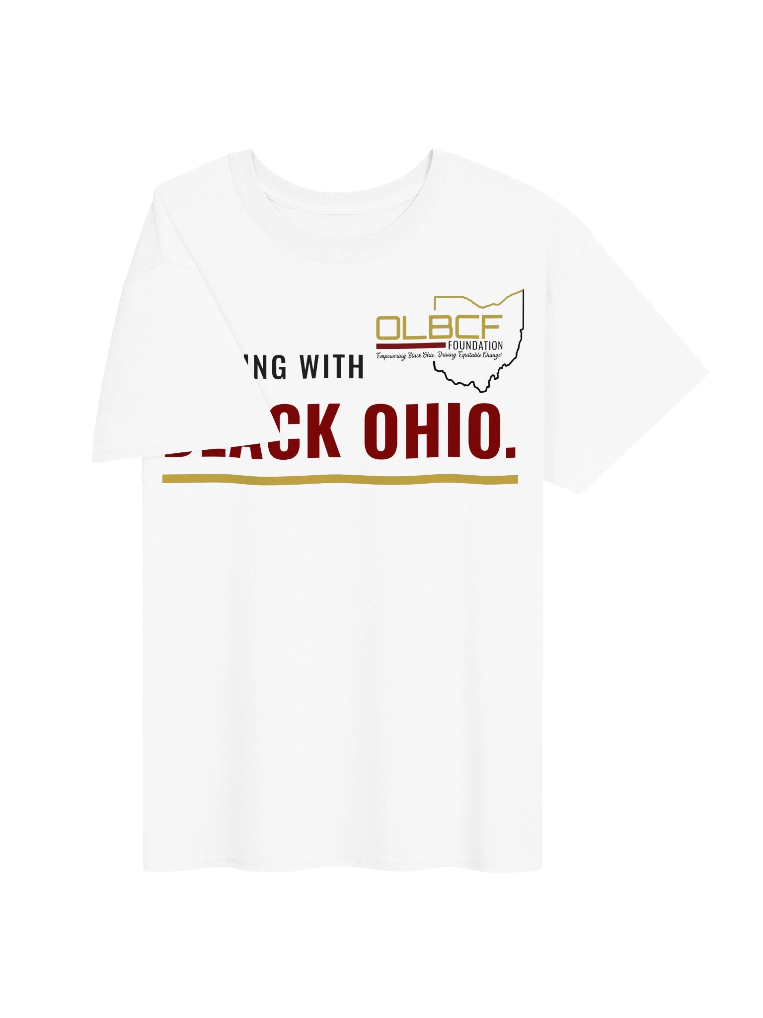 OLBCF Standing With Black Ohio Tee (White) product image (2)