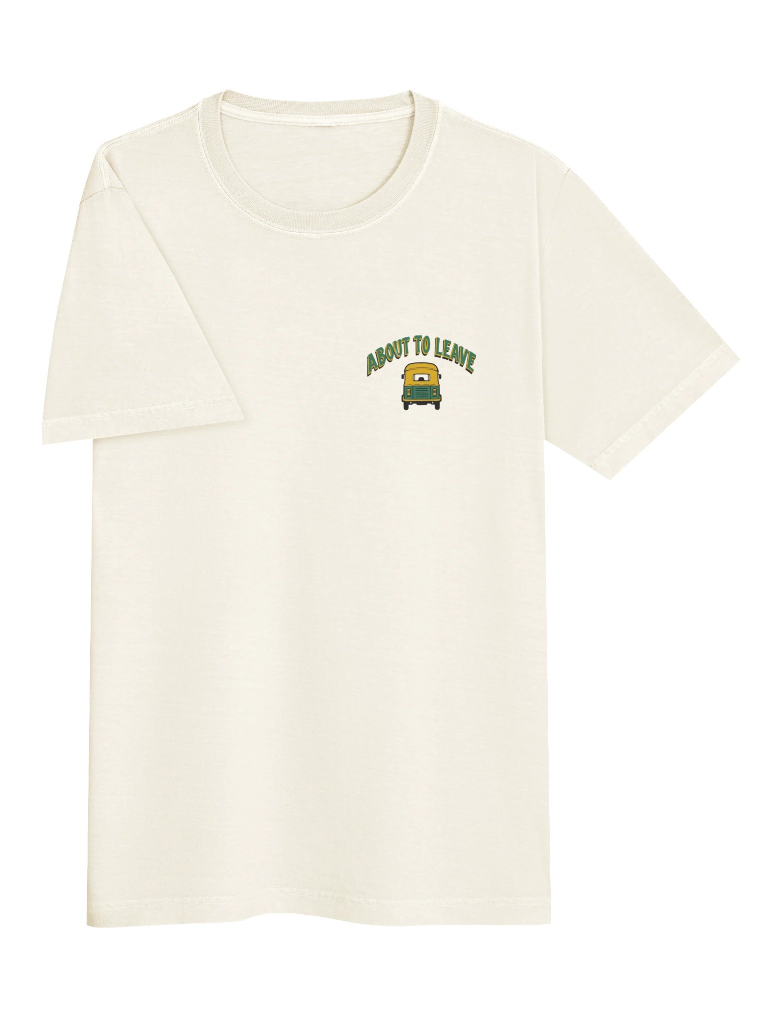 Bengaluru Traffic: Forever About to Leave (Heavyweight Tee, Front and Back) product image (3)