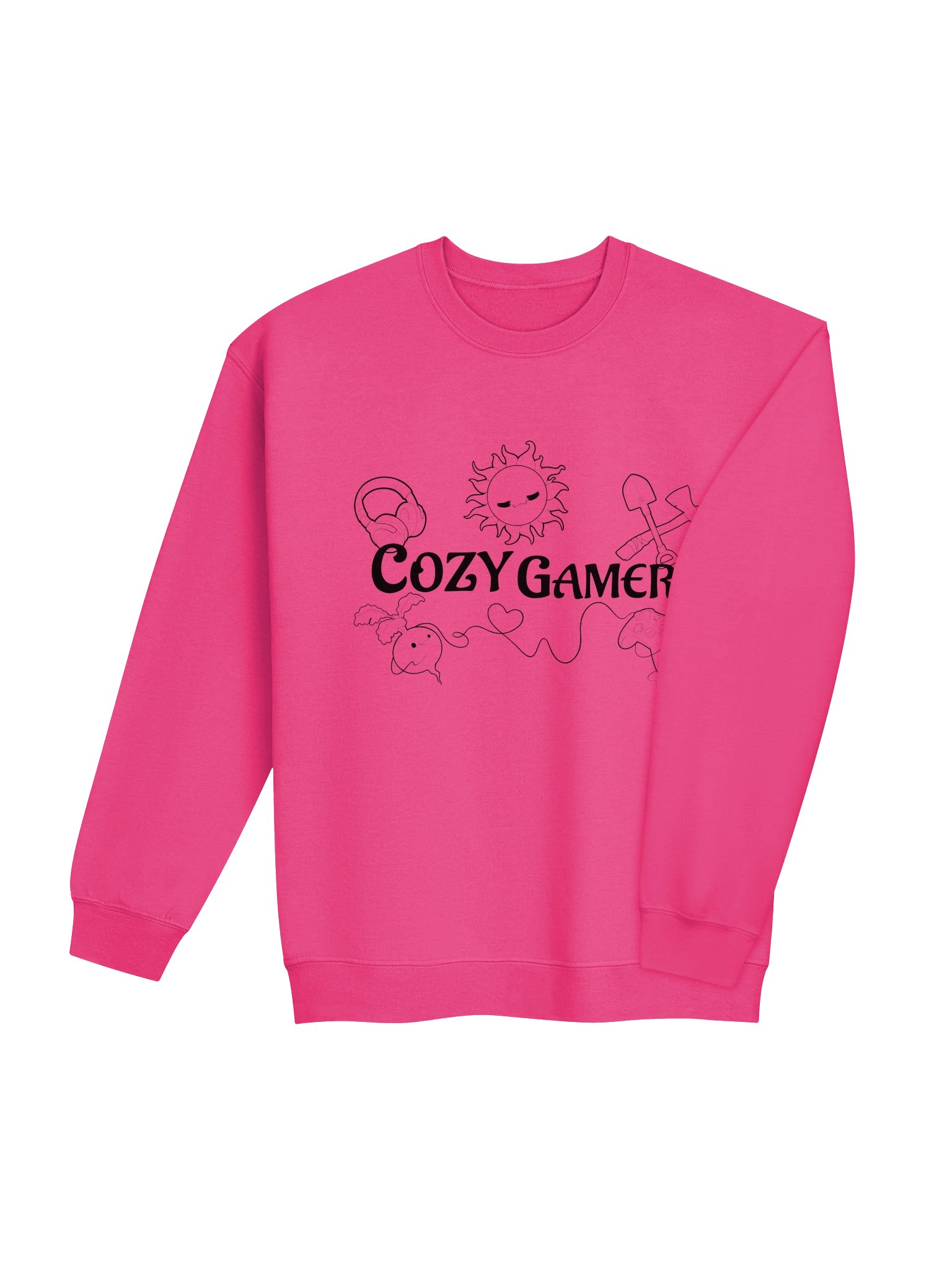 Cozy Gamer Summer Crewneck [Black Font] product image (32)