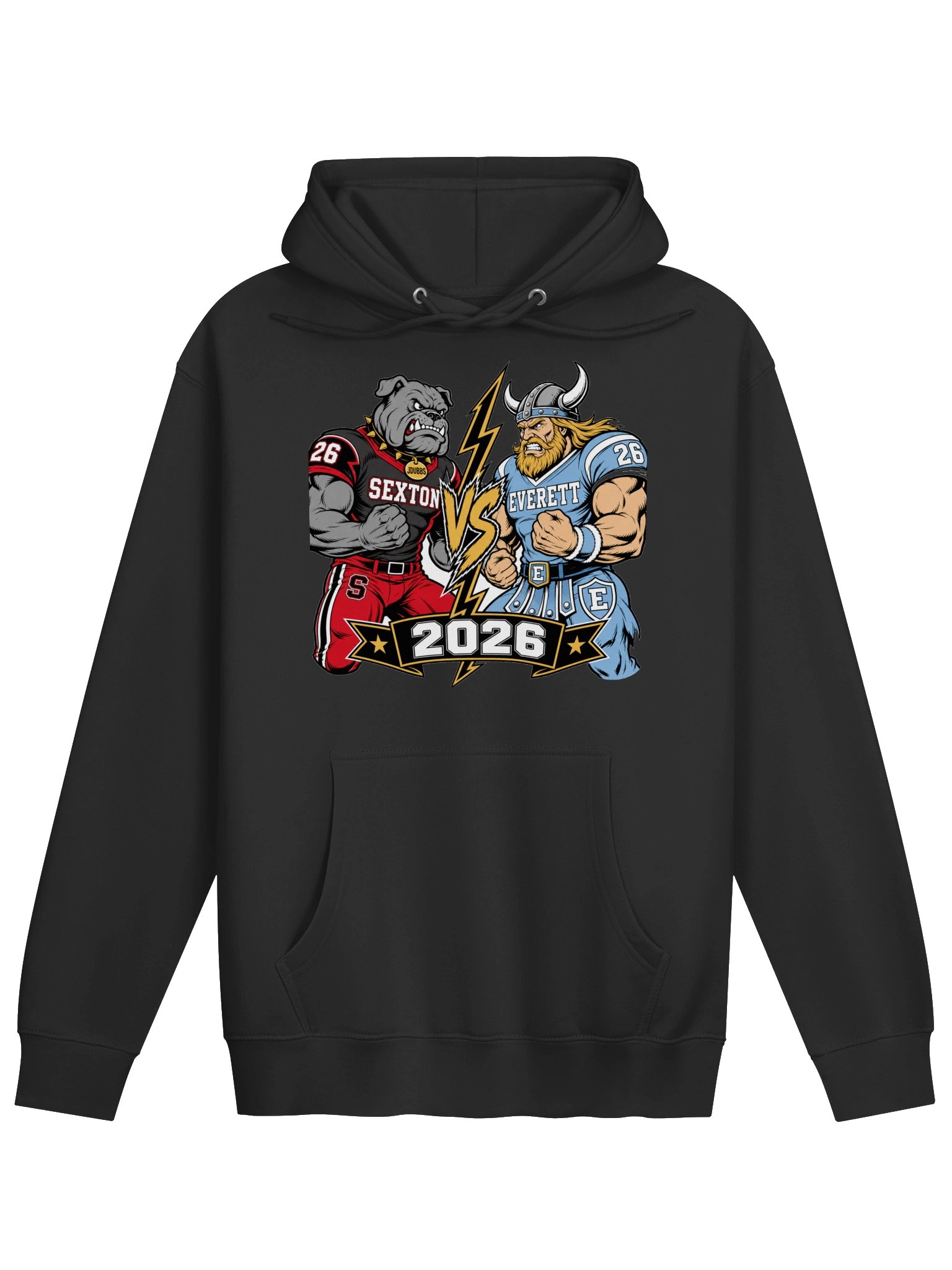 Crosstown Cartoon Clash 2026 Hoodie - Sexton vs. Everett product image (1)