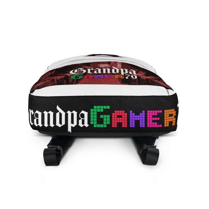 Pixelated Grandpa Gamer Backpack product image (2)