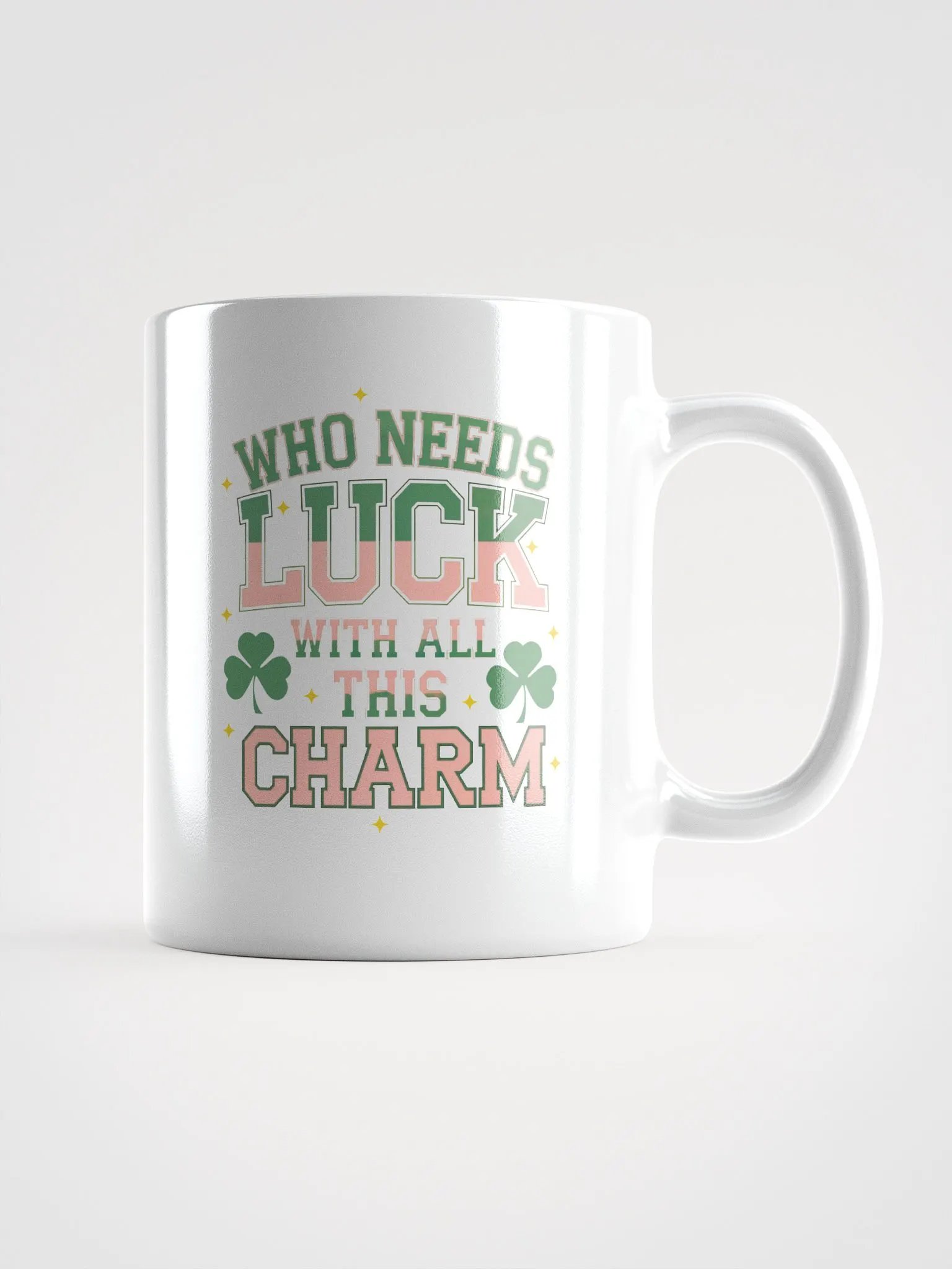 Charming Luck White Glossy Mug product image (1)