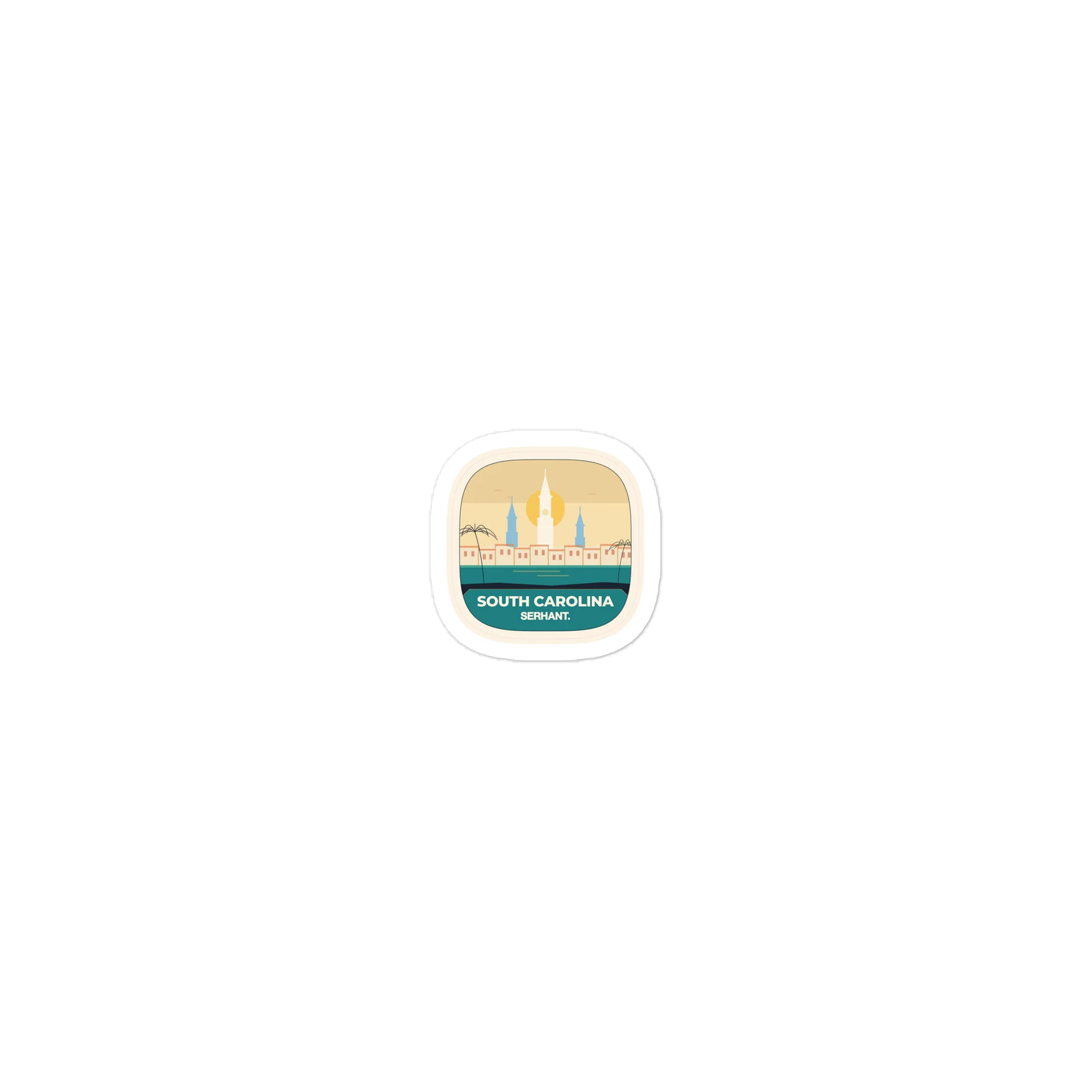 SERHANT. South Carolina Sticker product image (1)