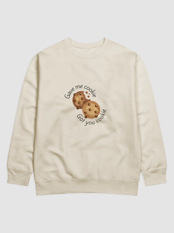 New Girl Cookie Quote Sweatshirt – Premium Crewneck for Sitcom Fans product image (1)
