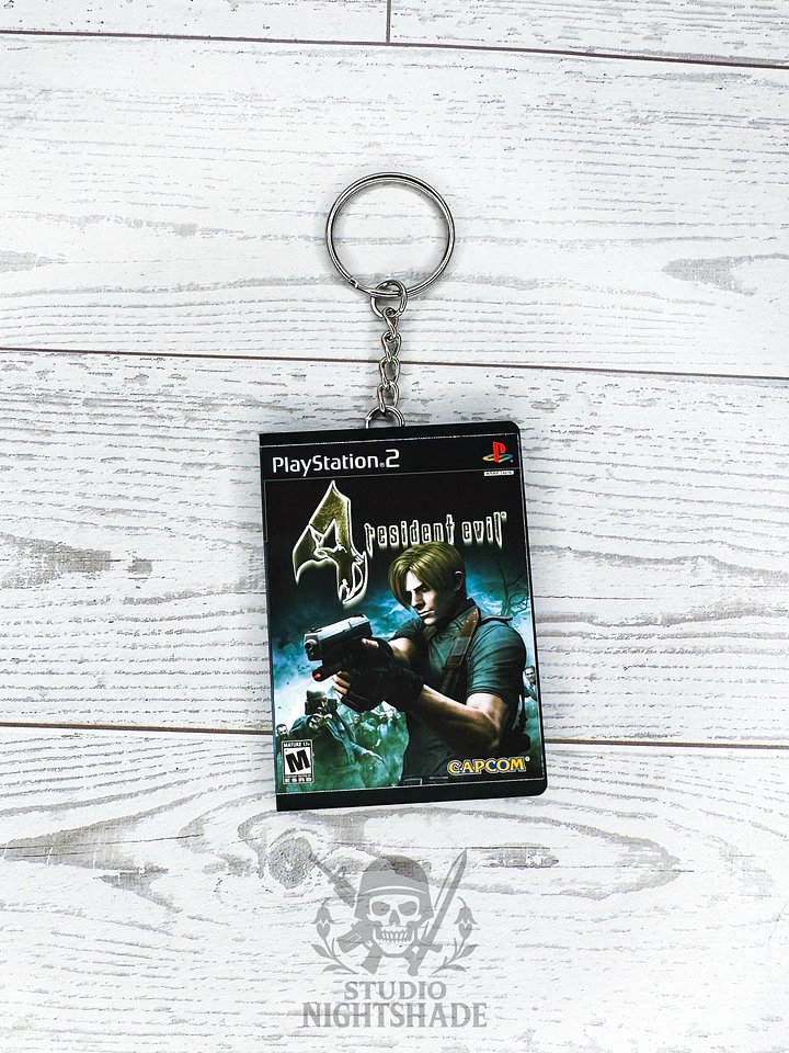 Playstation 2 Resident Evil 4 Mini Game Case Keychain product image (1)