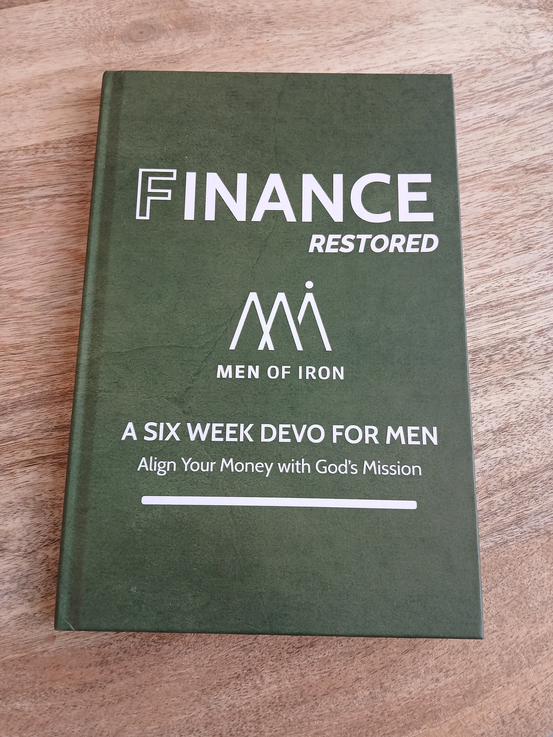 Finance Restored: A Six Week Devo for Men- Align Your Money with God's Mission (Hardback) product image (1)