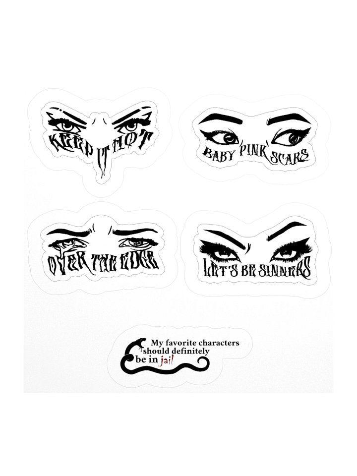 "Apocalys' Girls" Sticker Sheet product image (1)