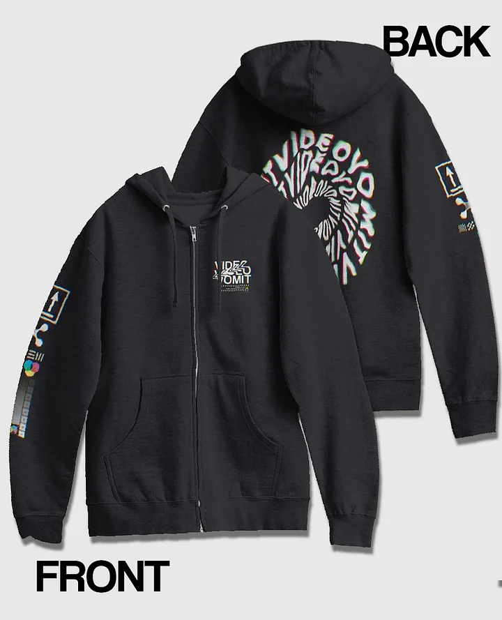 PAPERJAM zipper hoodie product image (1)