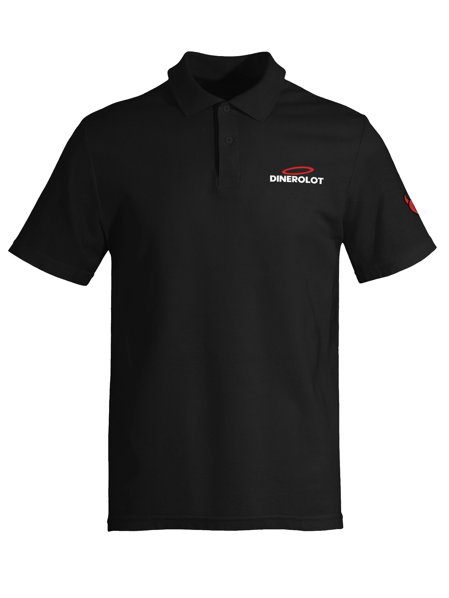 Booty Demon DINEROLOT Halo Men's Embroidered Polo product image (3)