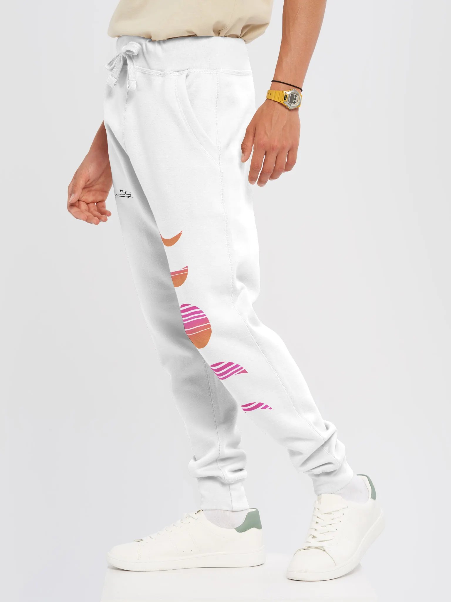 Sunset Joggers WHITE product image (6)