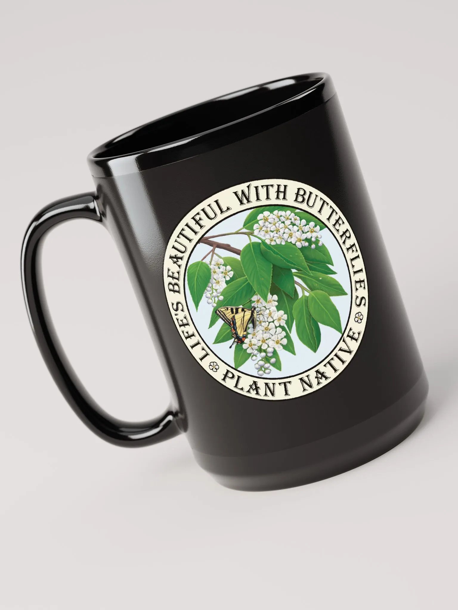 Tiger Swallowtail Black Mug product image (2)