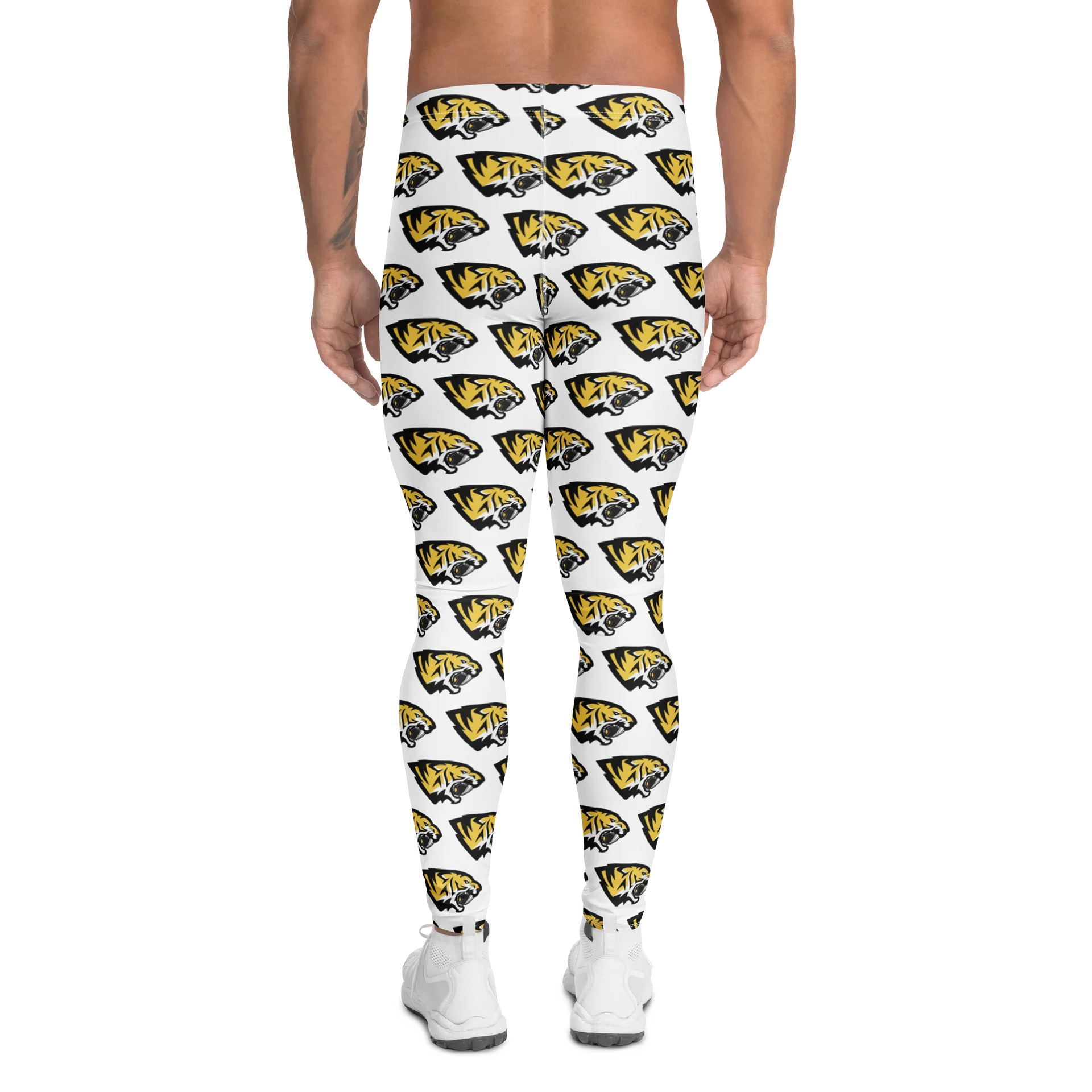 Abstract Mosaic All-Over Print Men’s Leggings product image (3)
