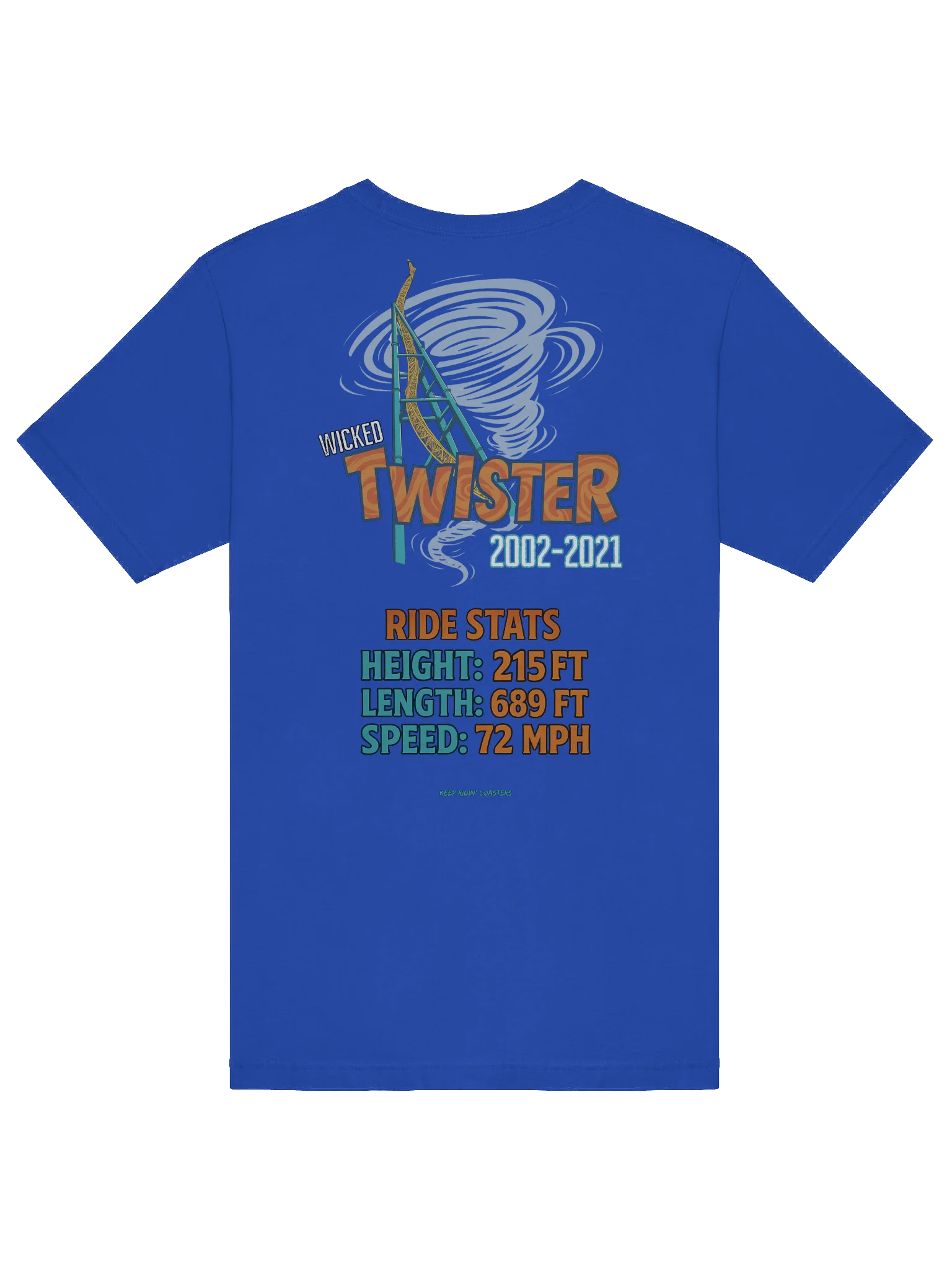 Wicked Twister 2002-2021 Roller Coaster T-Shirt product image (6)