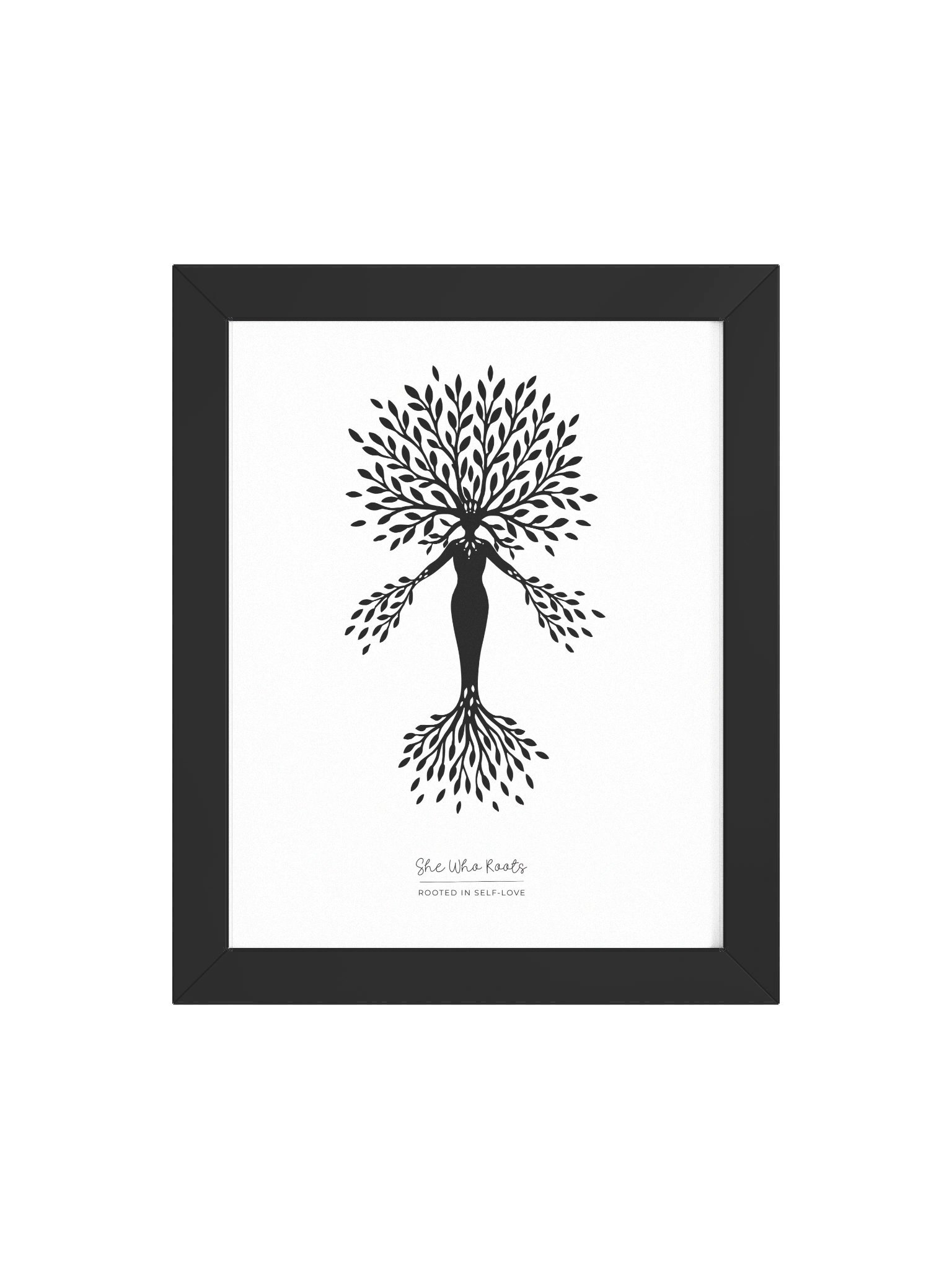 She Who Roots (Divine Feminine Series, Print 1) – Rooted in Self-Love | Tree of Life Art Print product image (7)