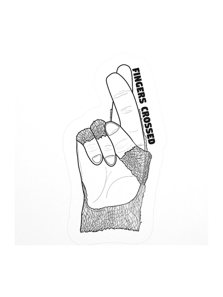 B/W Fingers Crossed product image (1)