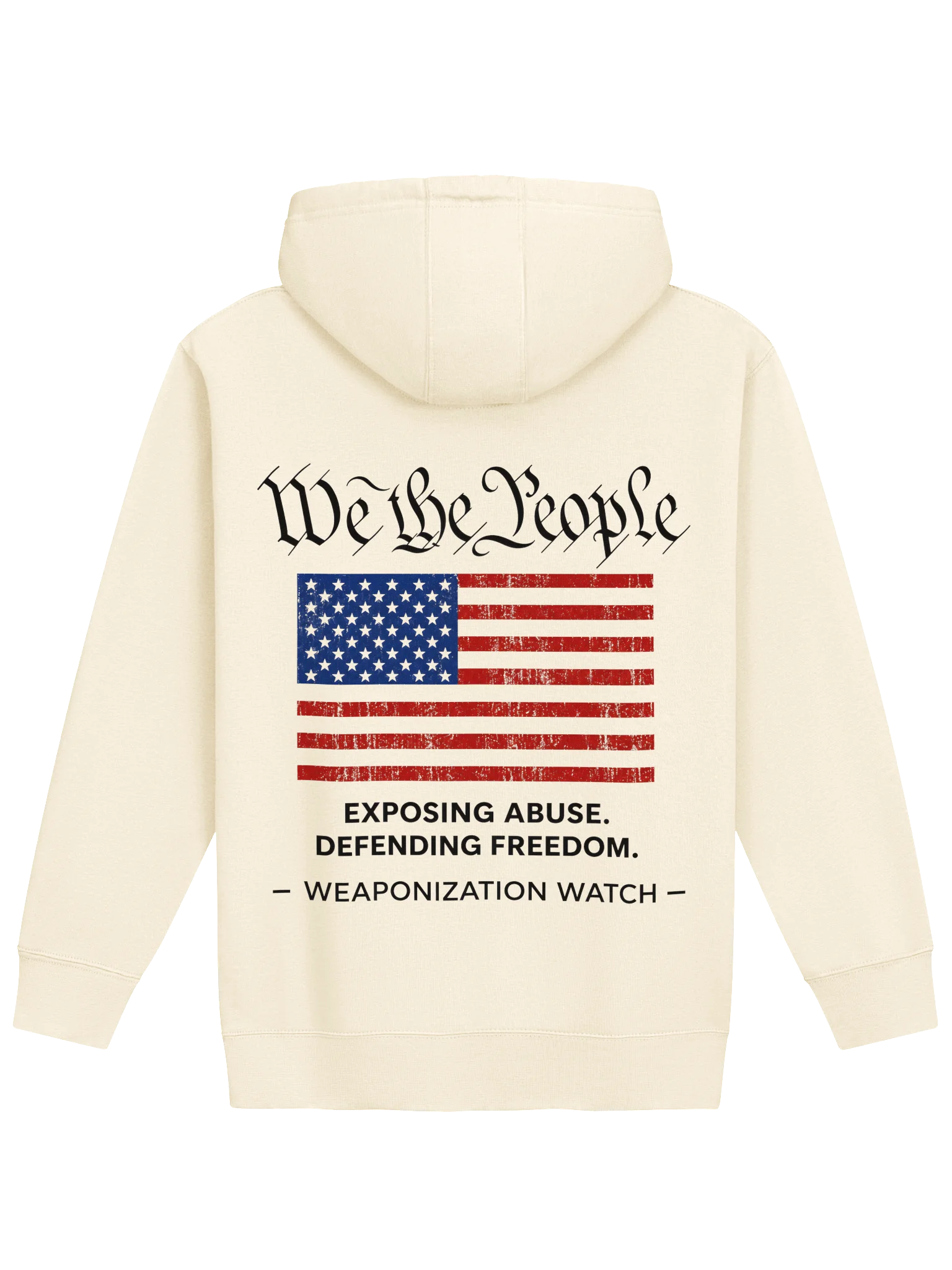 WW “We The People” Premium Hoodie in Ivory product image (2)