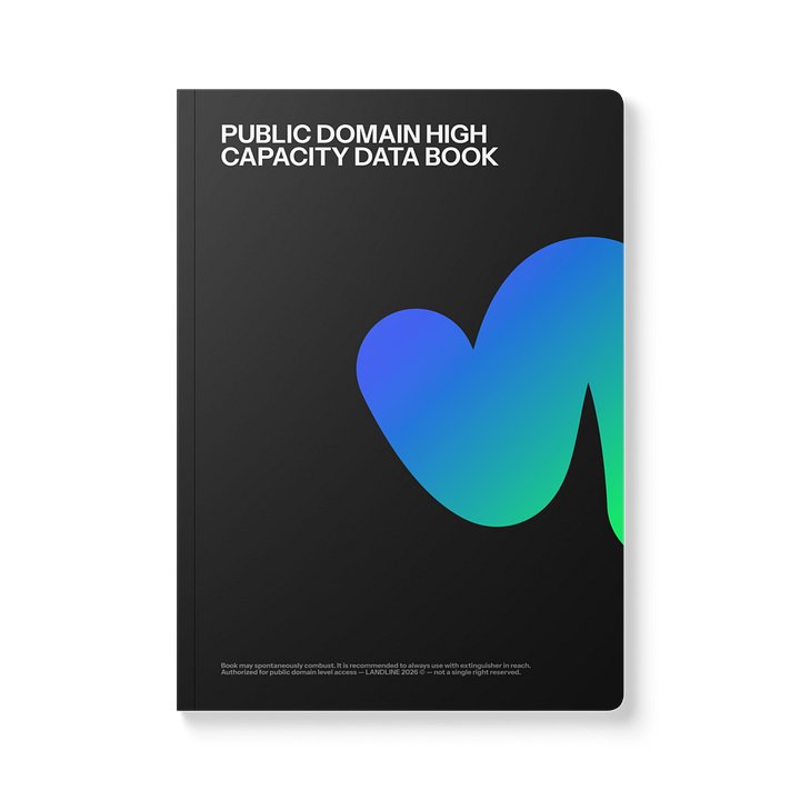 Public Domain High Capacity Data Book product image (1)