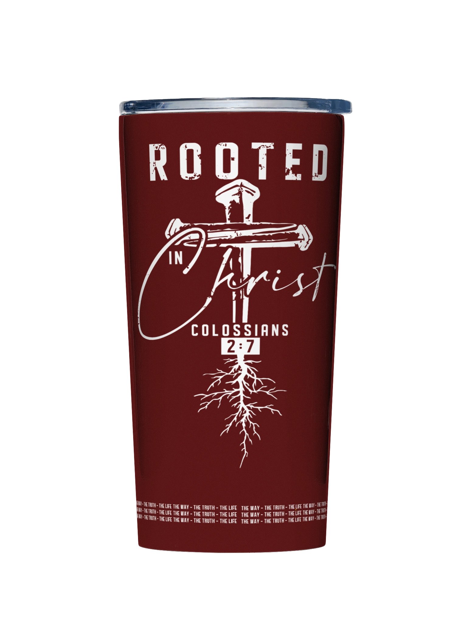 Rooted in Christ 20oz Christian Tumbler product image (1)