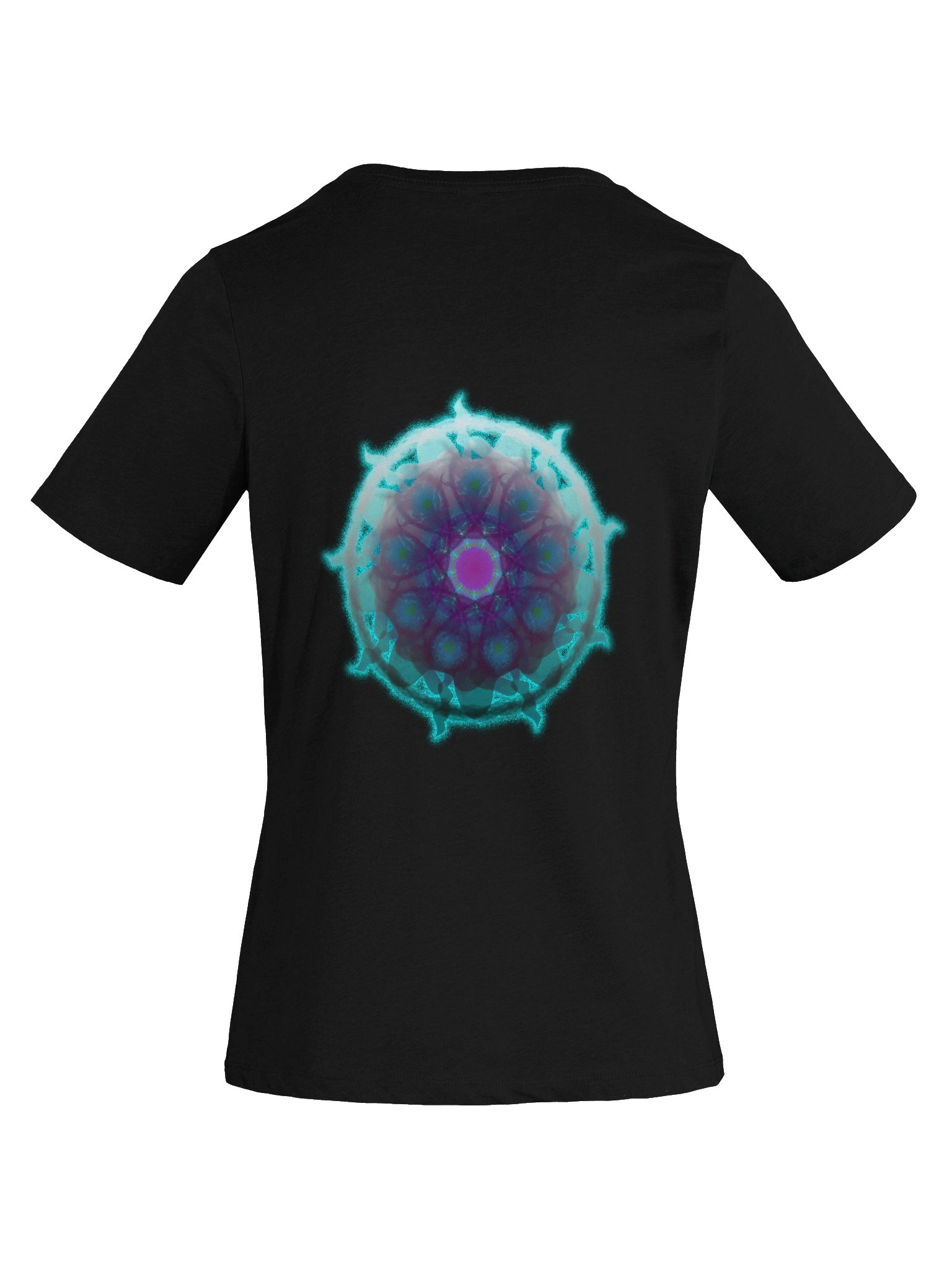 Neon Bloom V-Neck Tee product image (21)