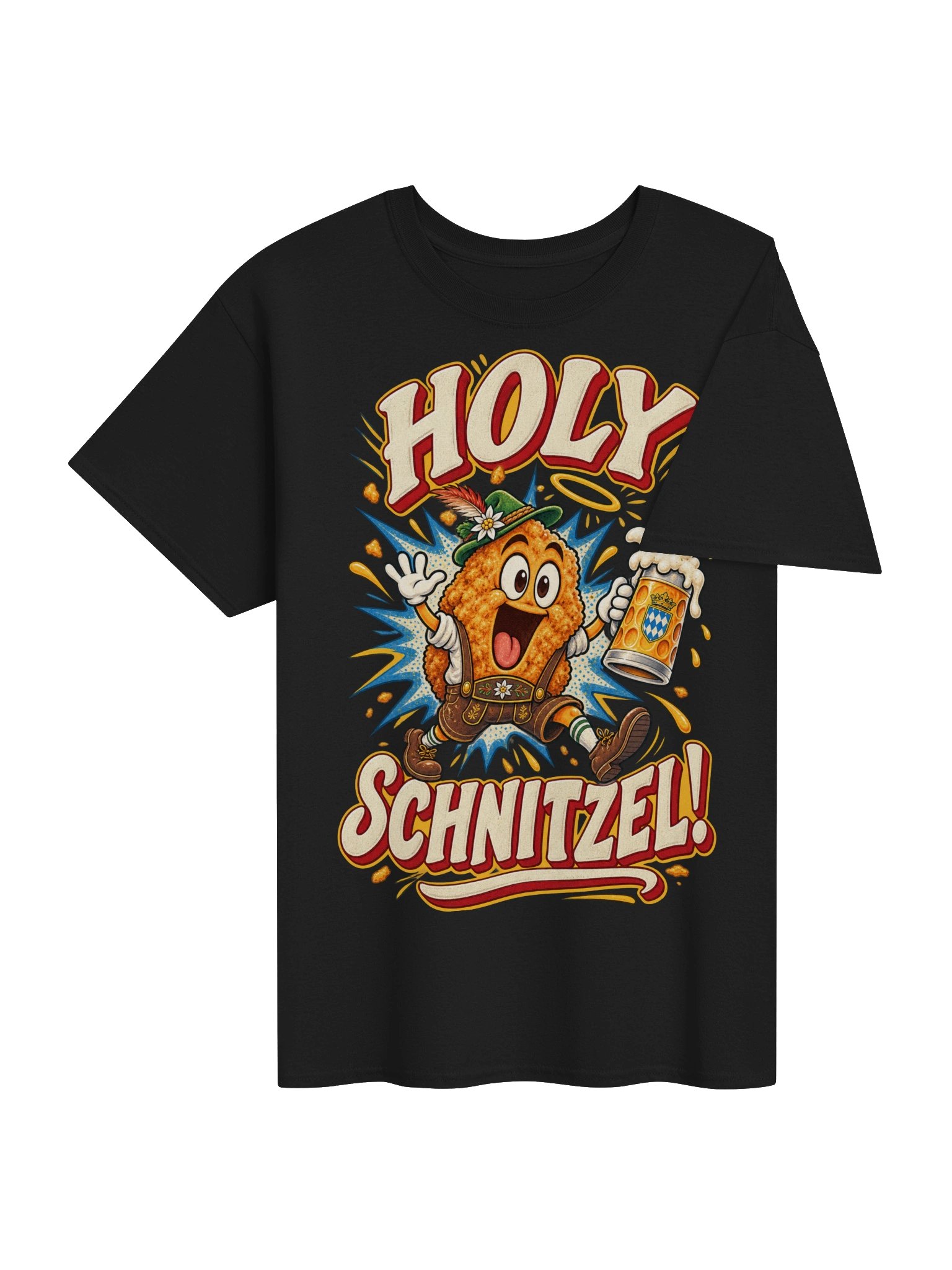 Holy Schnitzel Funny Oktoberfest German Beer Vintage Tee product image (42)