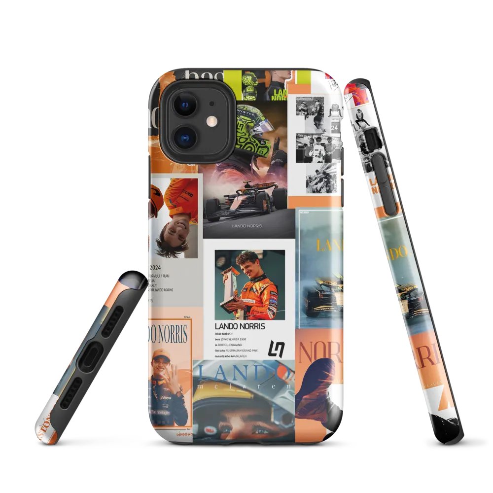 Lando Norris Racing Driver iPhone® Tough Case product image (1)