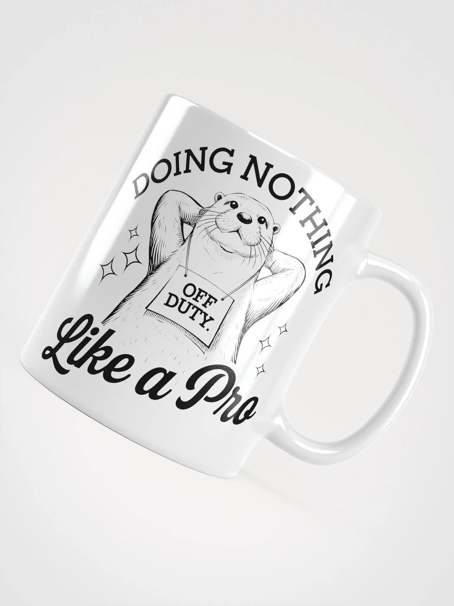 Otter Doing Nothing Like A Pro Mug product image (10)