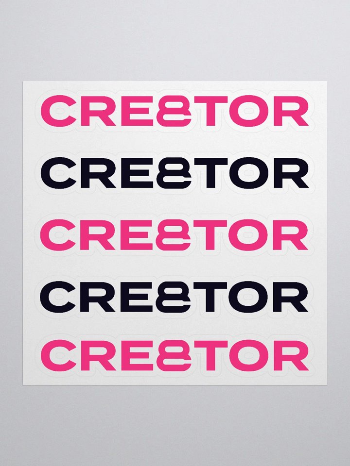 Cre8tor - WordMark Stickers product image (1)