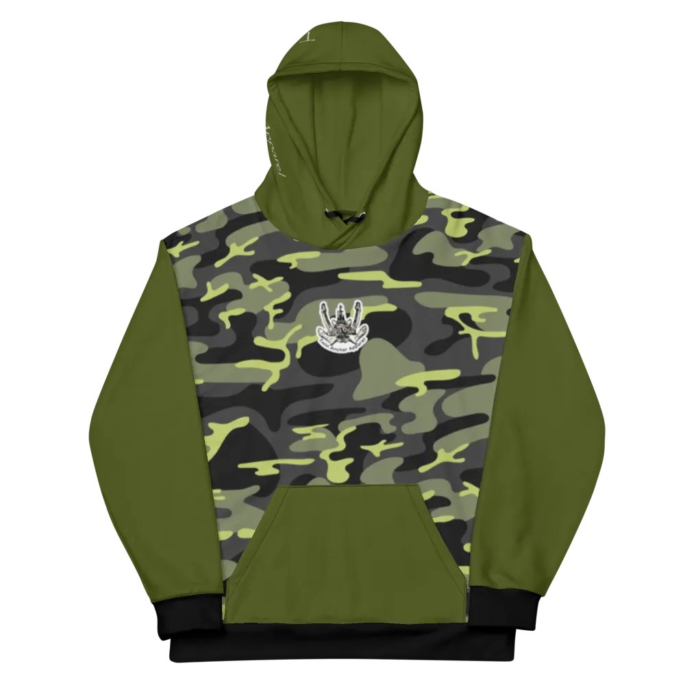 Mirrored Foss Tug & Barge Bridal Chain (Green & Camouflage) – Performance Marine Wear | Twin Anchor Apparel North Current Line product image (12)