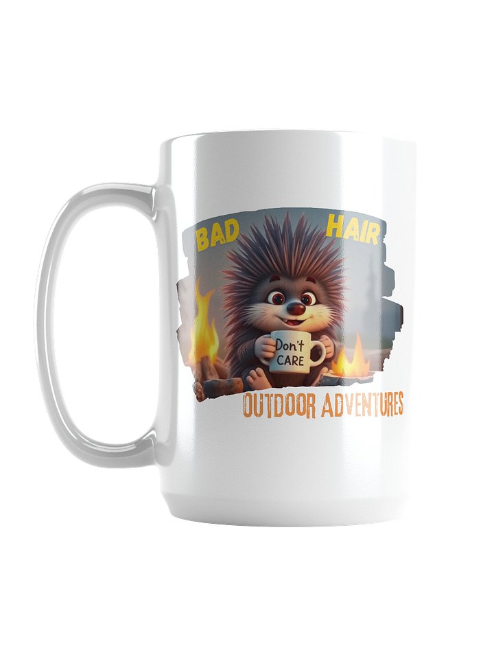 “Bad Hair, Don’t Care” Porcupine Coffee Mug product image (1)