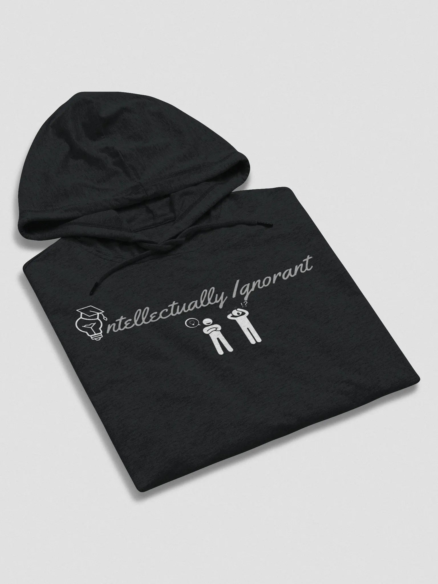 Women's Grey scale Intellectually Ignorant District lightweight Hoodie product image (4)