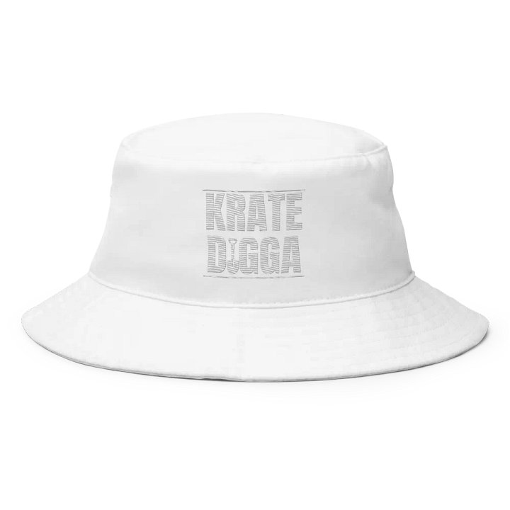 All White Party Logo Bucket Hat product image (1)