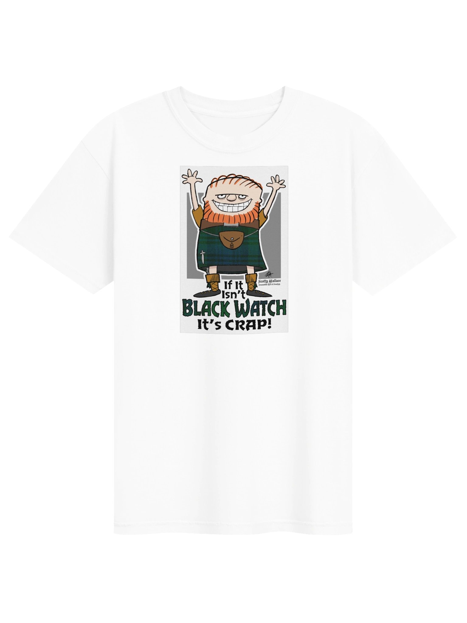 Black Watch Tartan - Funny Scottish Humor Scotty Wallace product image (235)