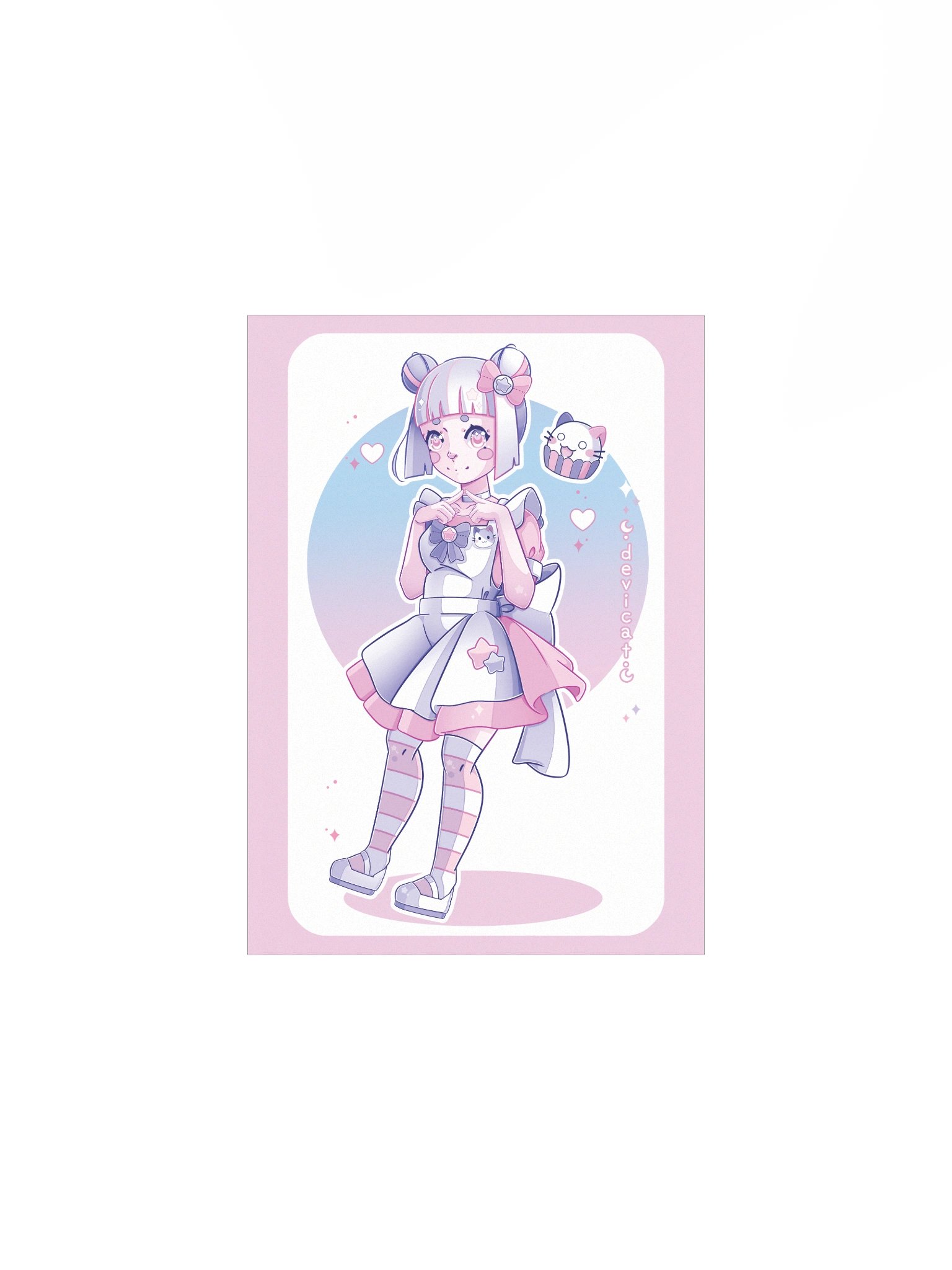 CandiCat Cafe Maid 2023 Print product image (1)