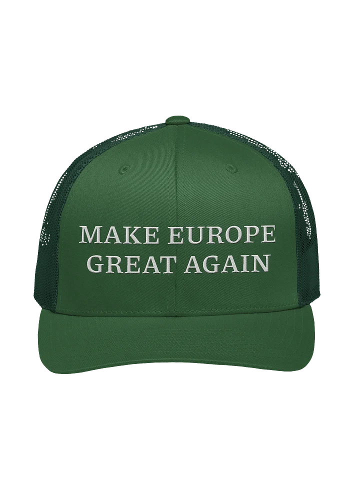 Make Europe Great Again Embroidery Trucker Hat product image (31)