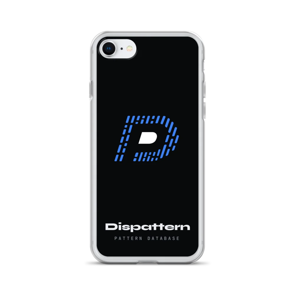 Dispattern Mark Clear iPhone Case product image (28)