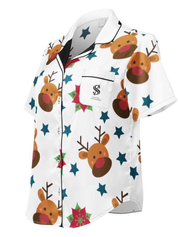 All-Over Print Women’s Pajama Top product image (3)